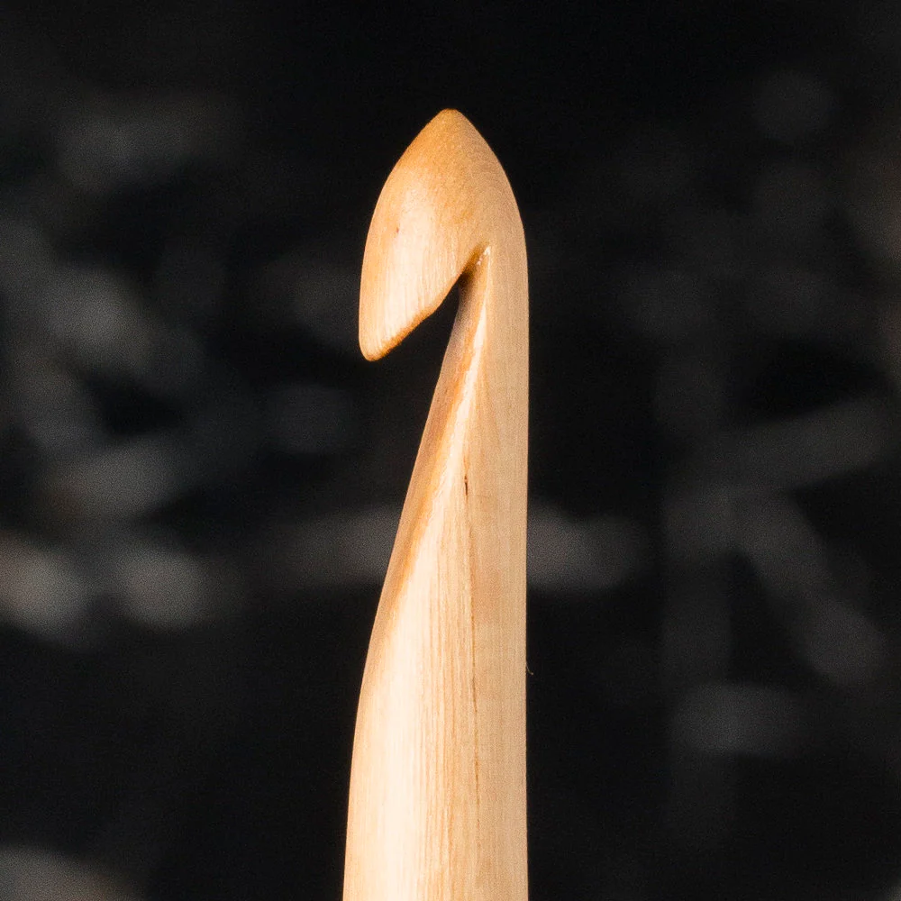 La Mia Whitewood 5.5 mm 15.5 cm Wooden Crochet Hook - Image 2