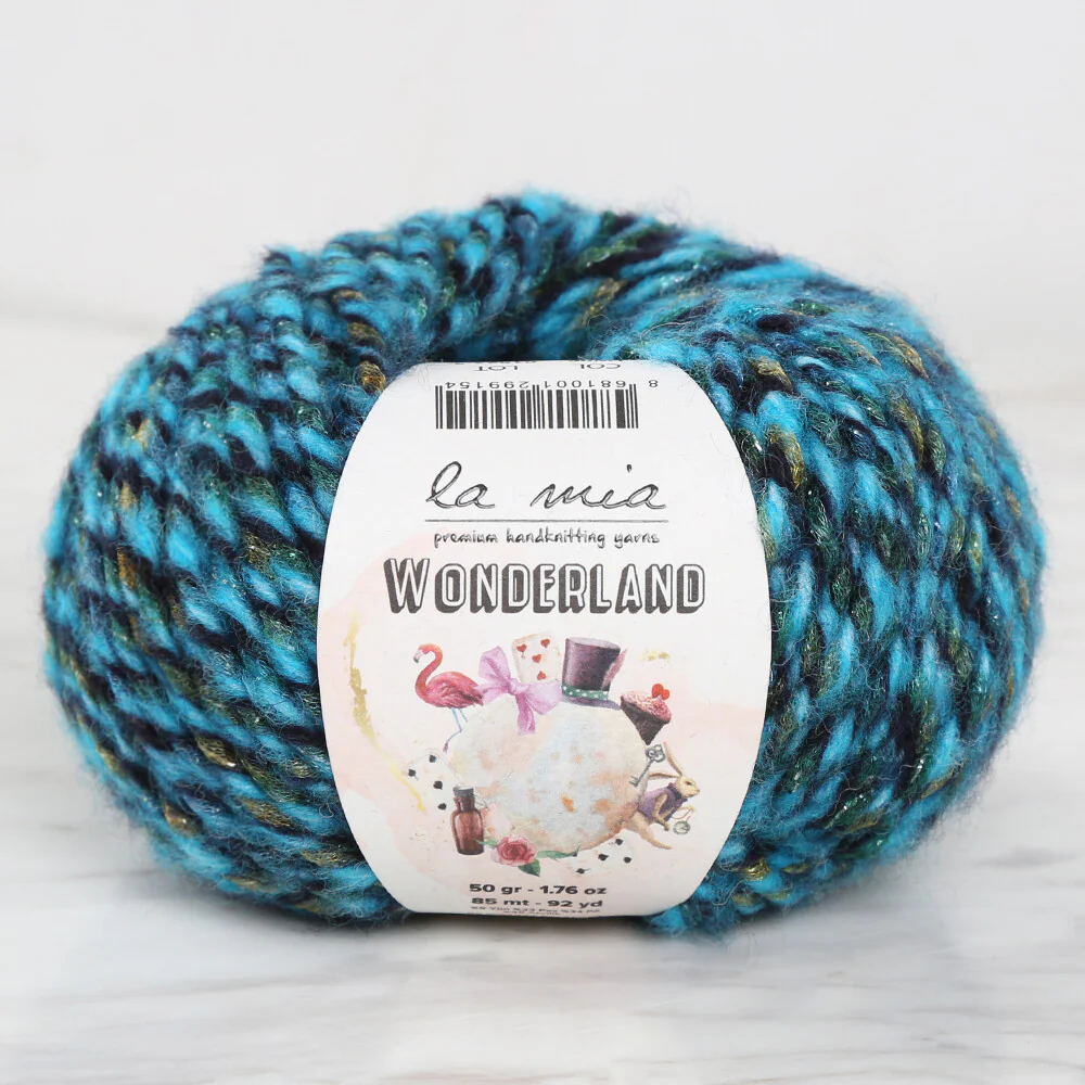 La Mia Wonderland Knitting Yarn, Variegated - LW06