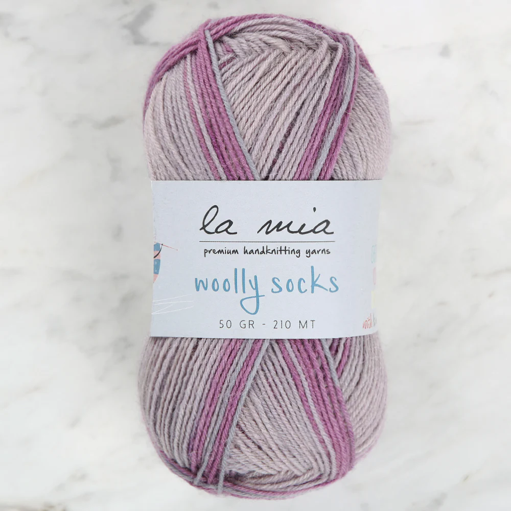 La Mia Woolly Socks Variegated Sock Yarn - L02