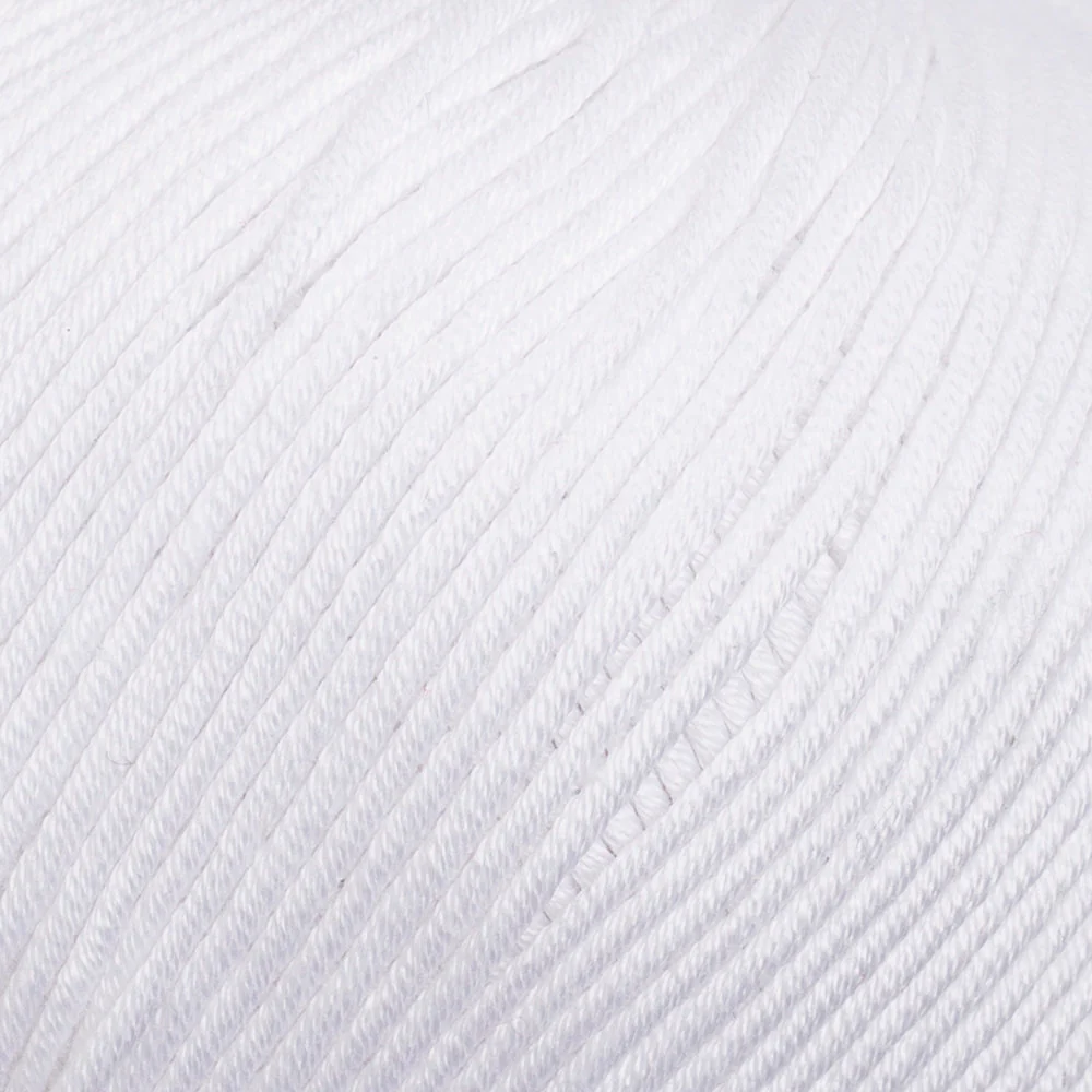 La Mia XL Mercerized Cotton Yarn, White - 2 - Image 2