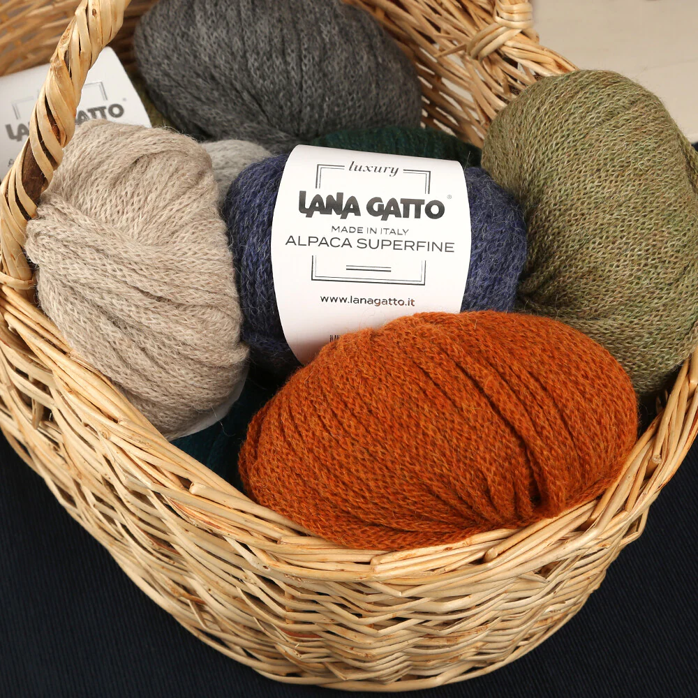 Lana Gatto Alpaca Superfine, Beige - 7608 - Image 3