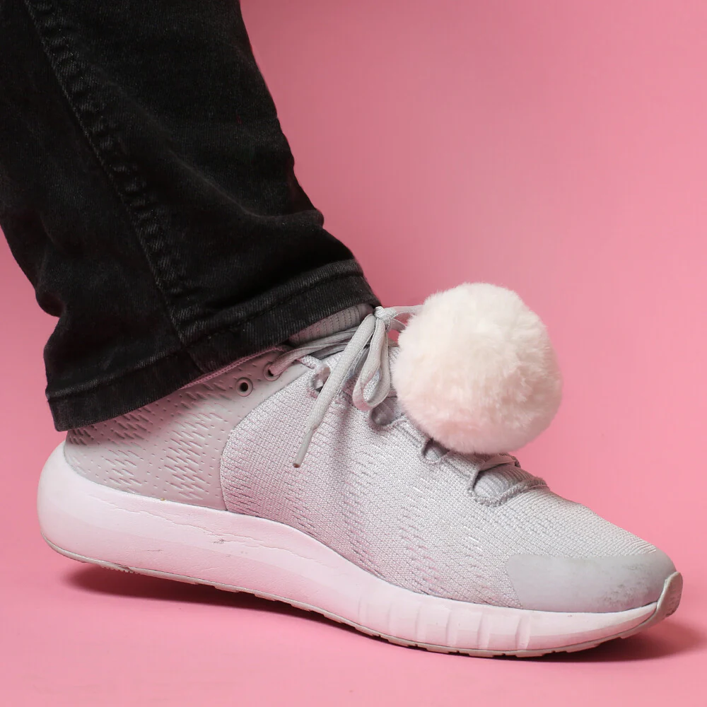 Loren 1 Pair Shoes Pom-Pom, White - Image 3