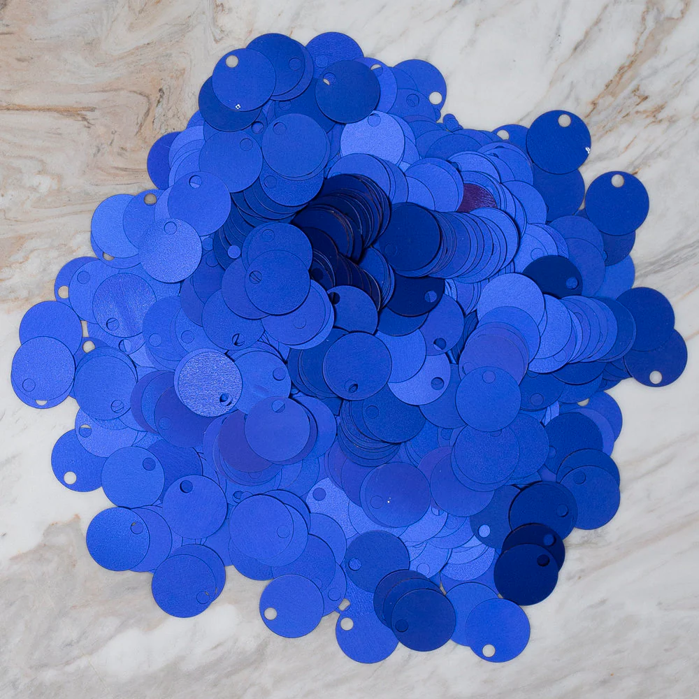 Loren 20 mm Large Sequin, Navy Blue - R-105