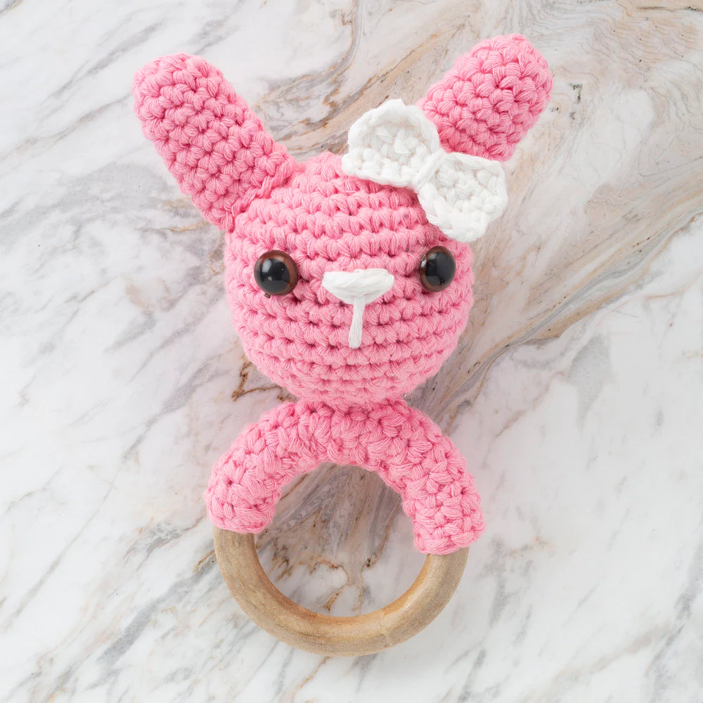 Loren 4 Pcs 7 cm Wooden Teether Ring, Large - Image 4