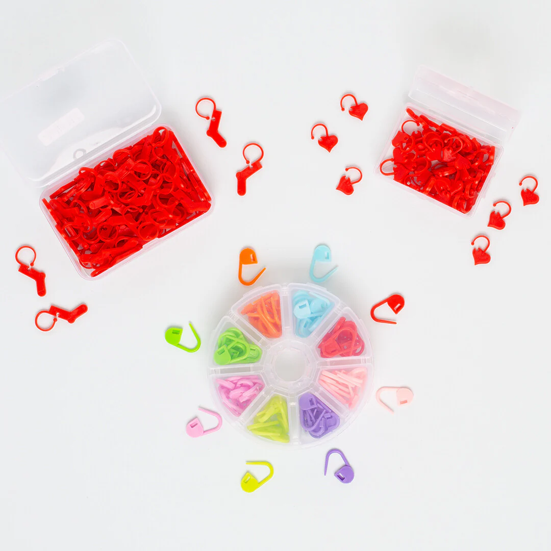 Nas 40 pcs Socks Shaped Stitch Markers - Image 2