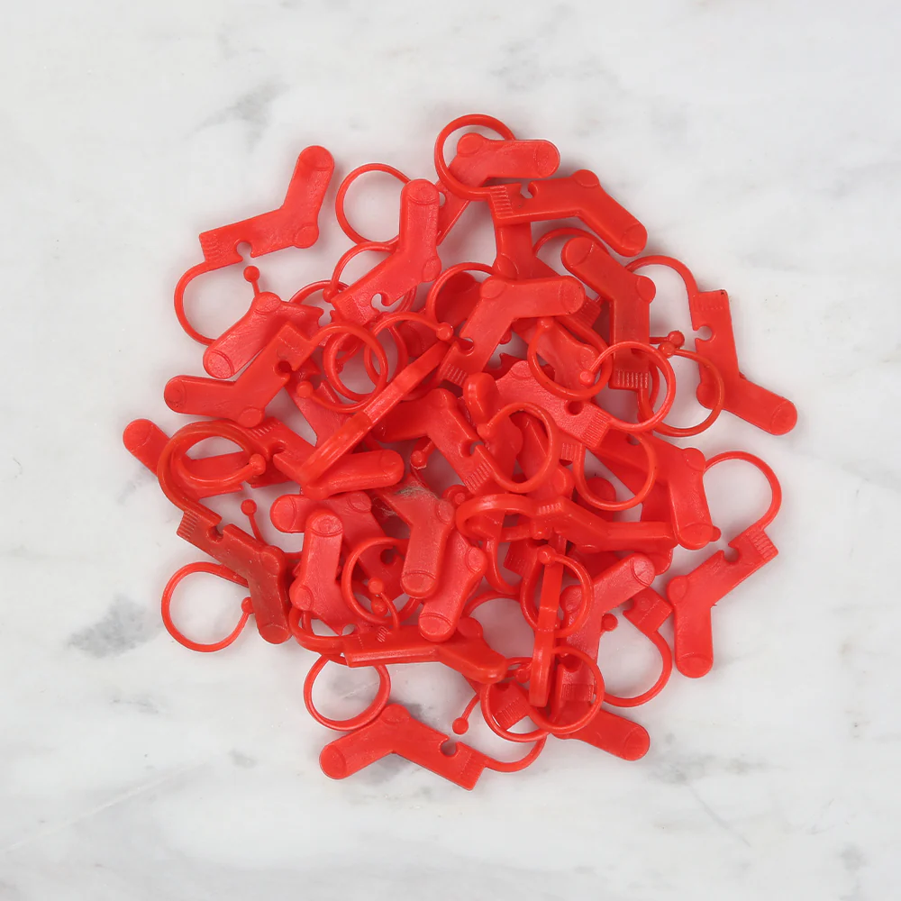 Nas 40 pcs Socks Shaped Stitch Markers - Image 3