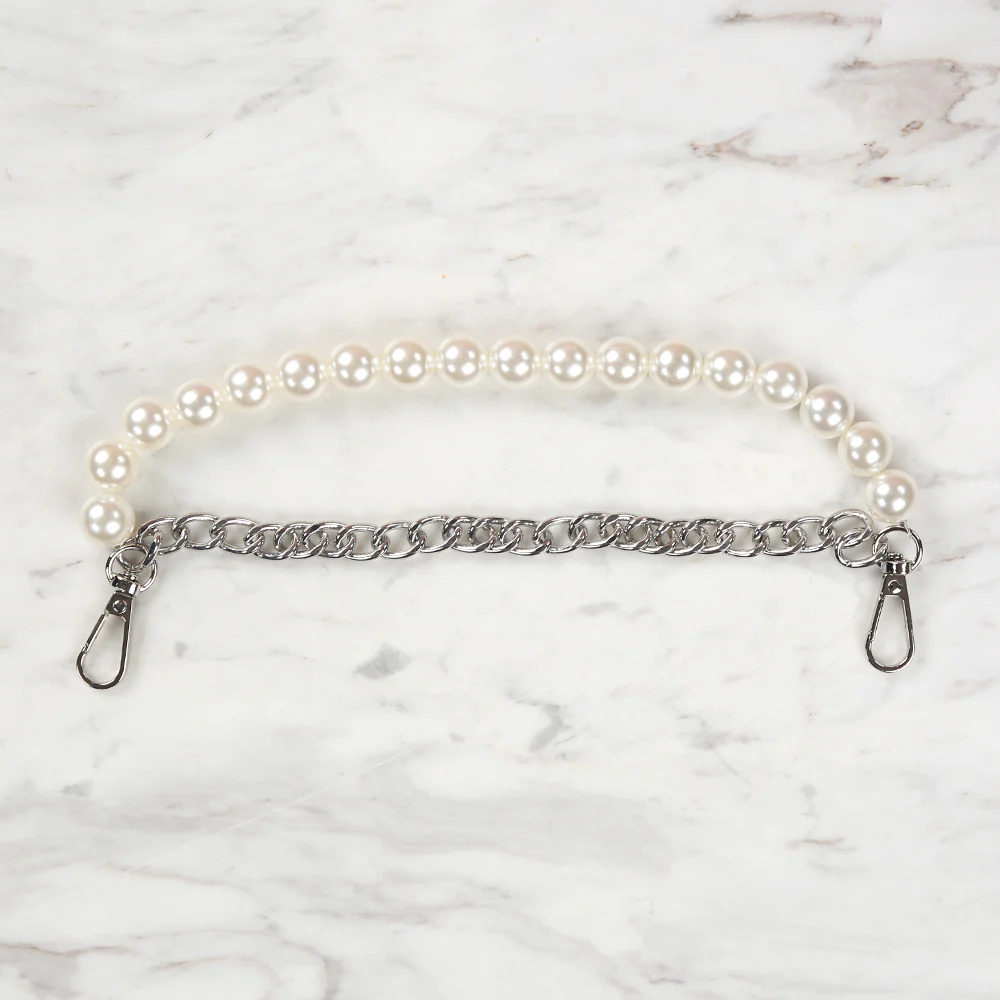 Nas Bag Hanger Pearl - Silver
