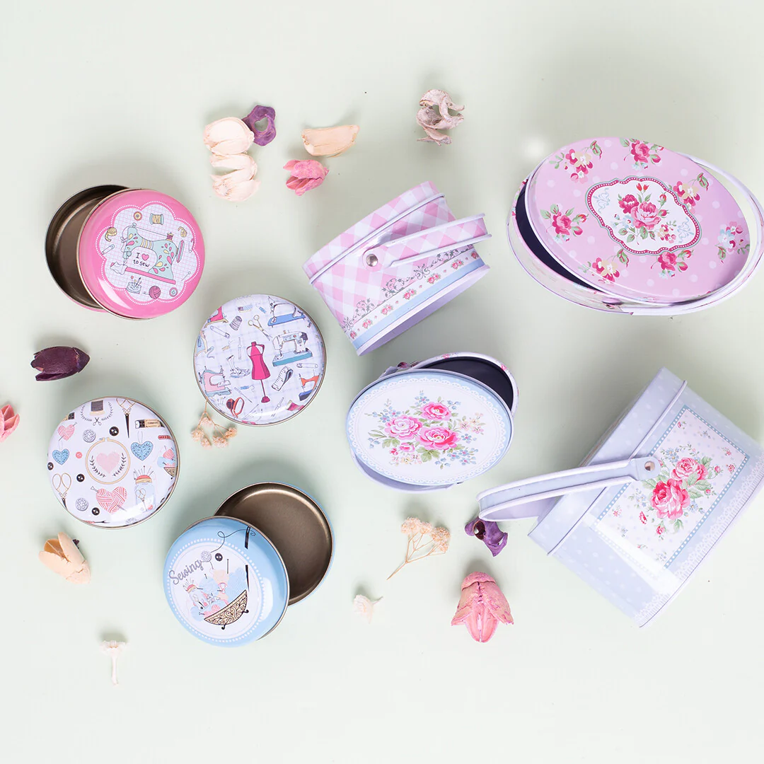Nas Collectables Tin Storage Box, Pink - Image 3