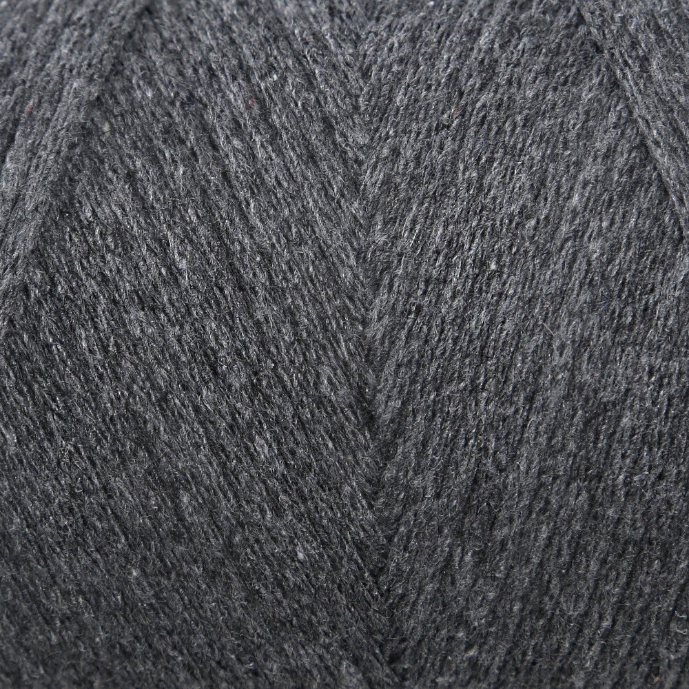 Loren Cotton Macrame Yarn, Grey - L081 - Image 2