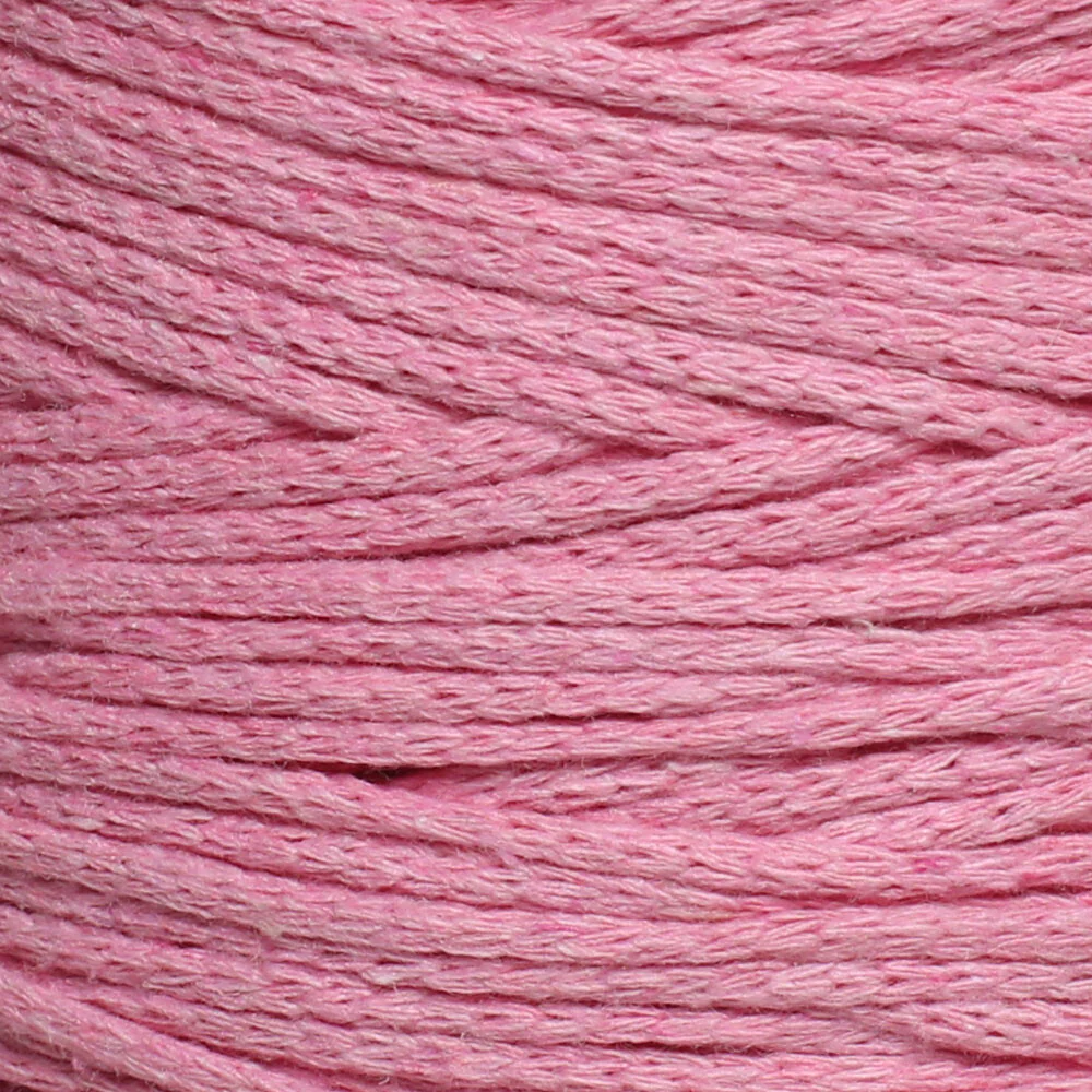Loren Cotton Macrame Yarn, Pink - R103 - Image 2