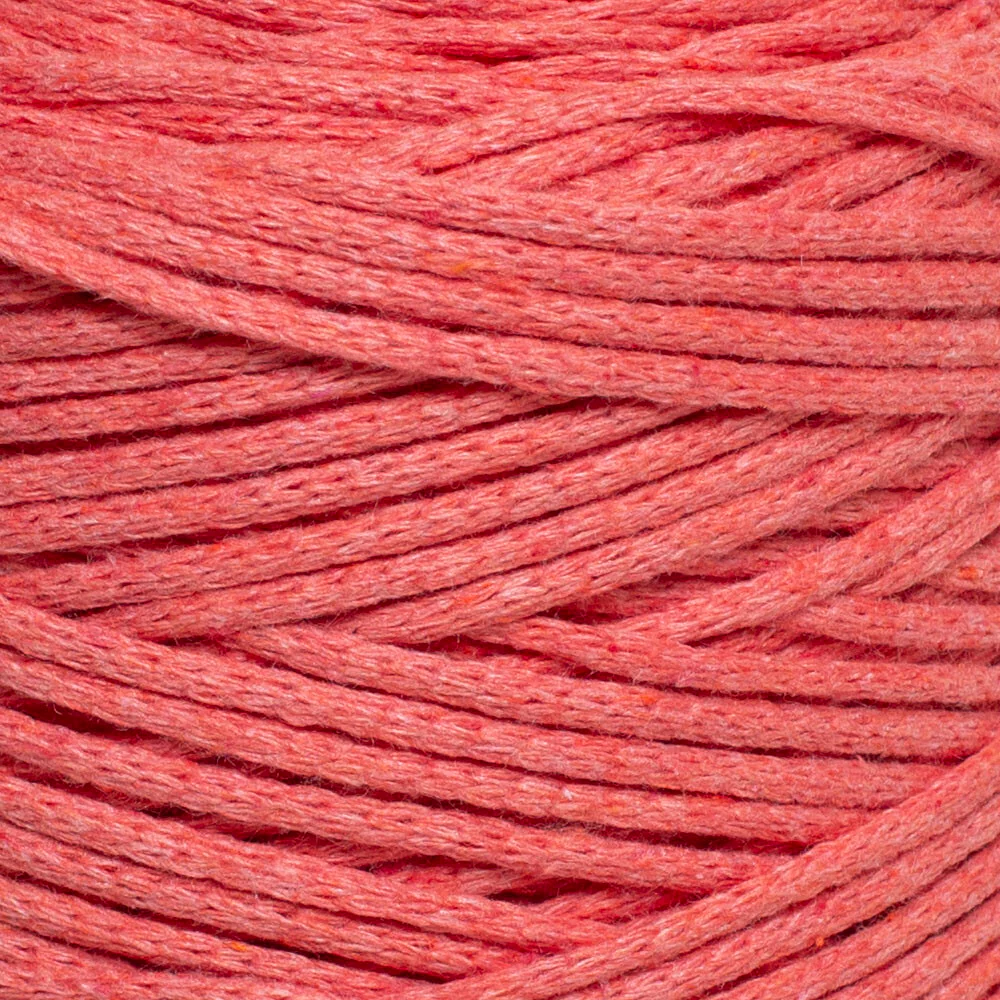 Loren Cotton Macrame Yarn, Vermilion - R155 - Image 2