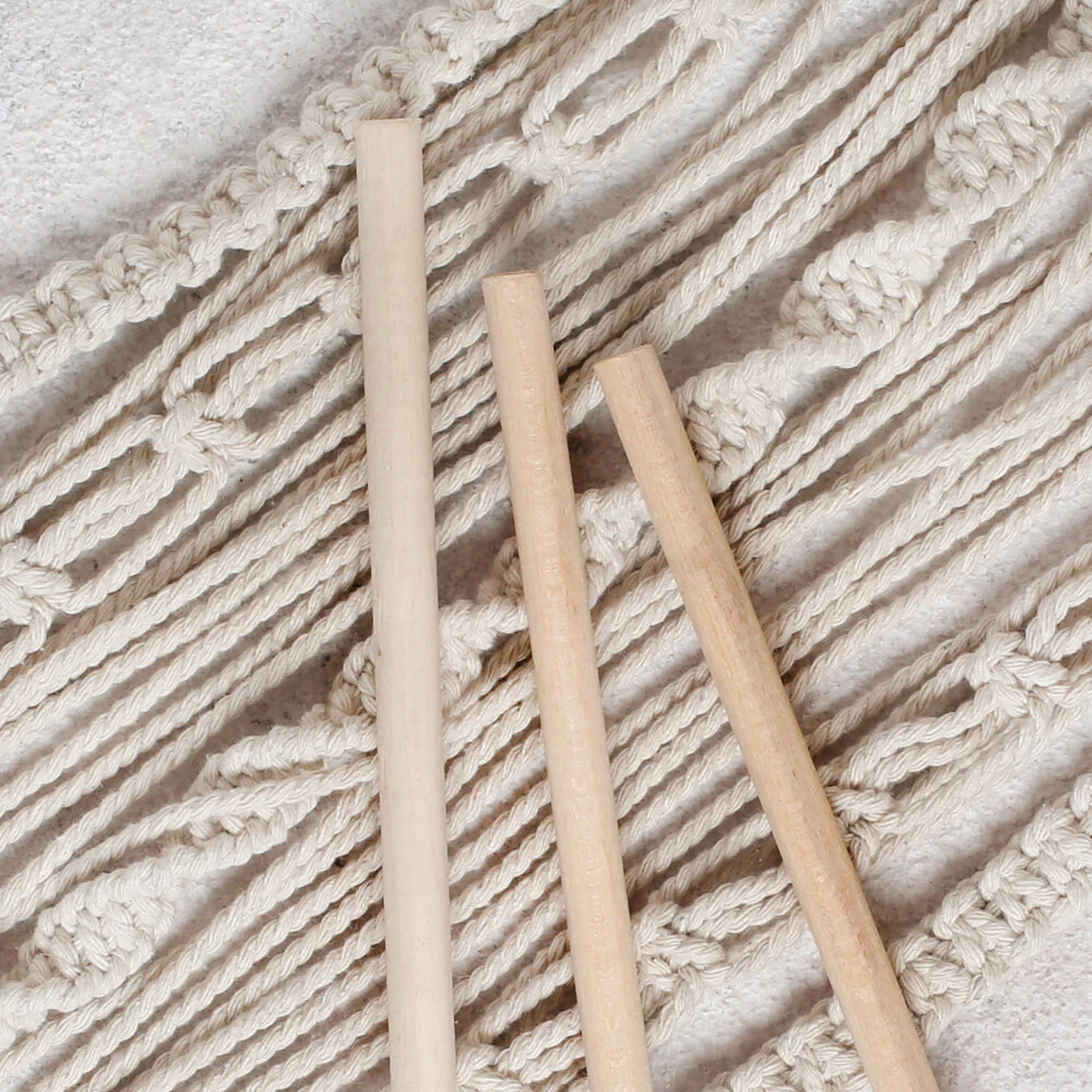 Loren Crafts 3 pcs 10mm 35 cm Macrame Stick - Image 2