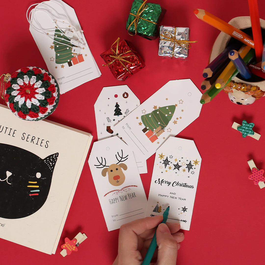 Loren Crafts 4 pcs Happy New Year Card - Image 2