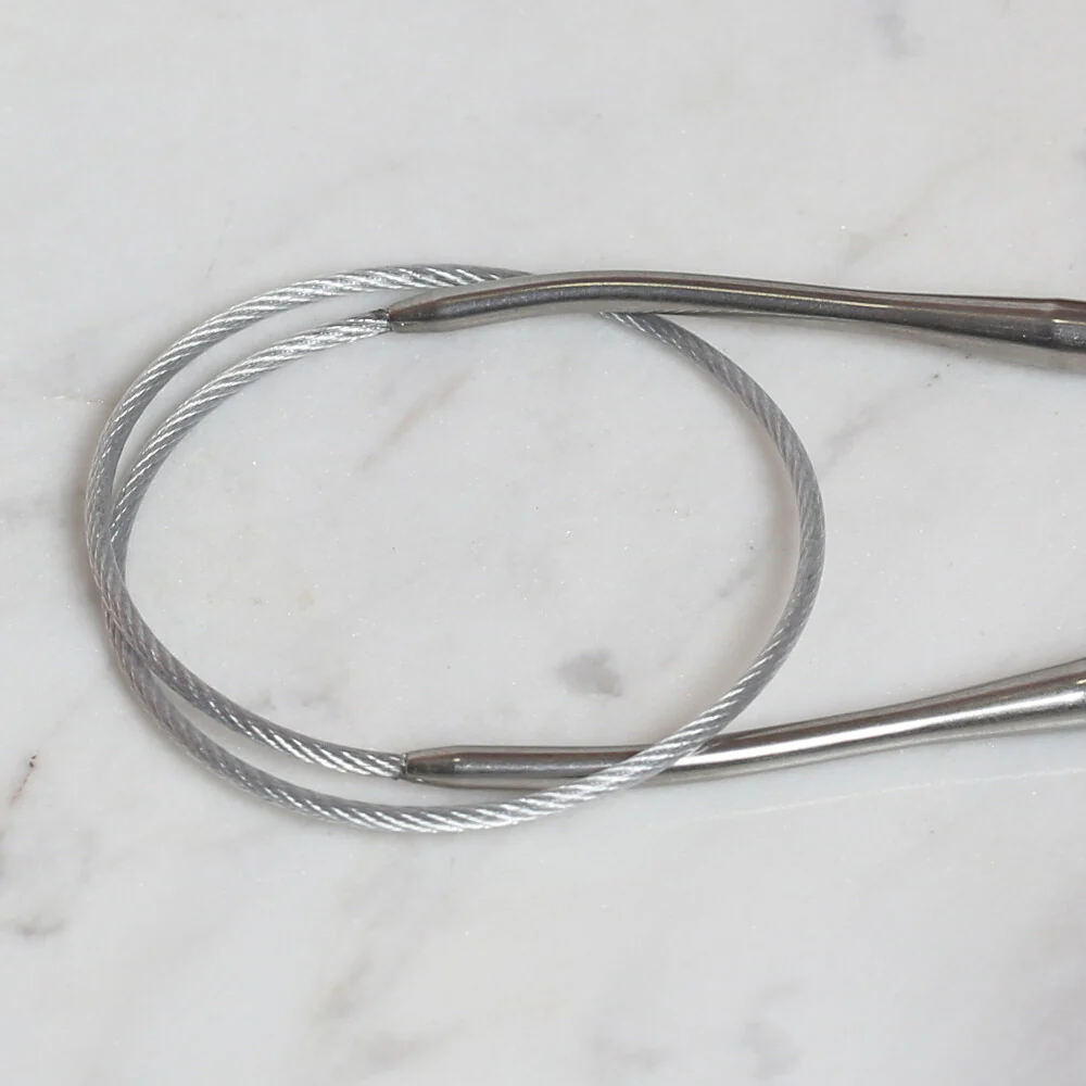 Loren Crafts 4.5mm 40 cm Steel Circular Knitting Needle - Image 2