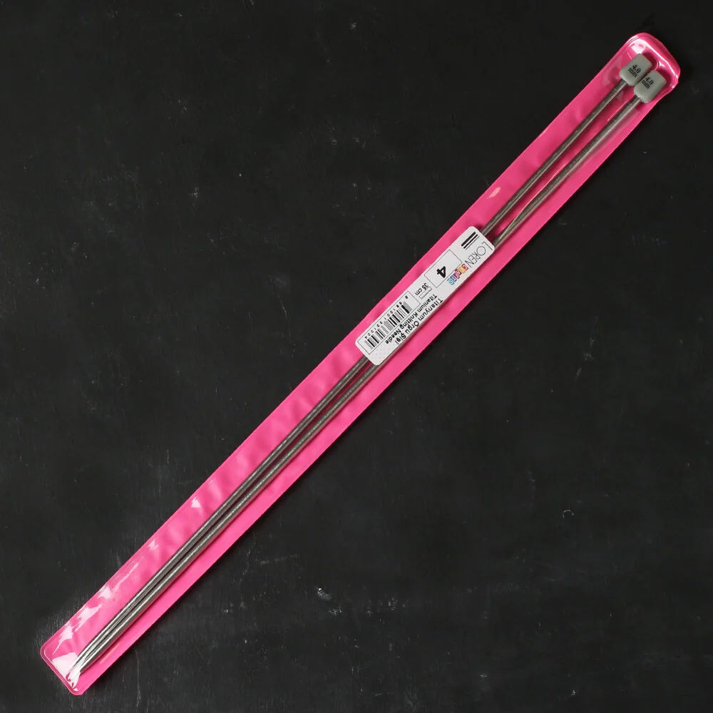 Loren Crafts 4mm 35 cm Titanium Knitting Needle - Image 2