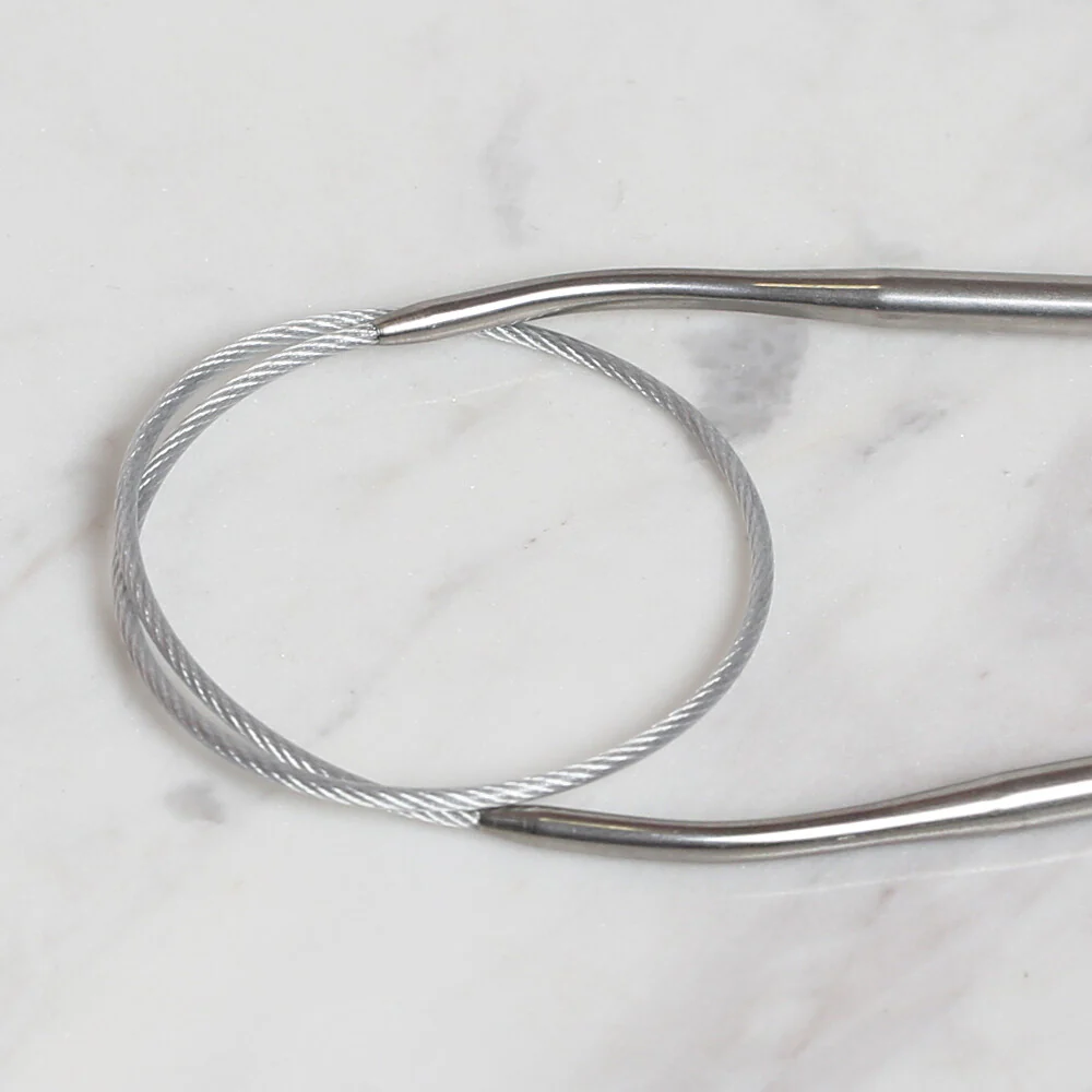 Loren Crafts 4mm 40 cm Steel Circular Knitting Needle - Image 2