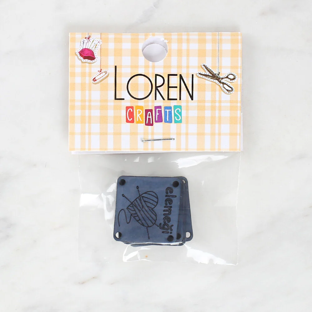 Loren Crafts 5 Pcs Figured Leather Badge - 1567 - Image 2
