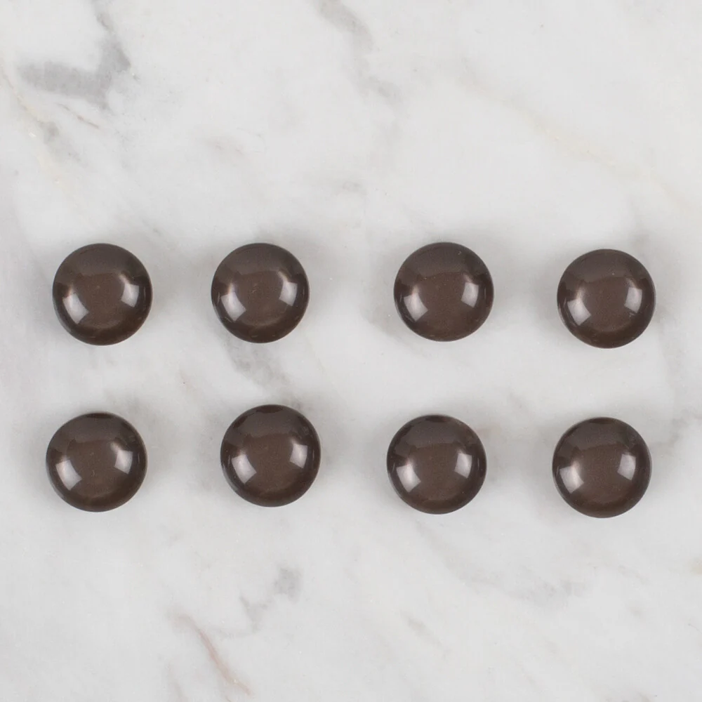Loren Crafts 8 Pack Button, Brown - 37 - Image 2