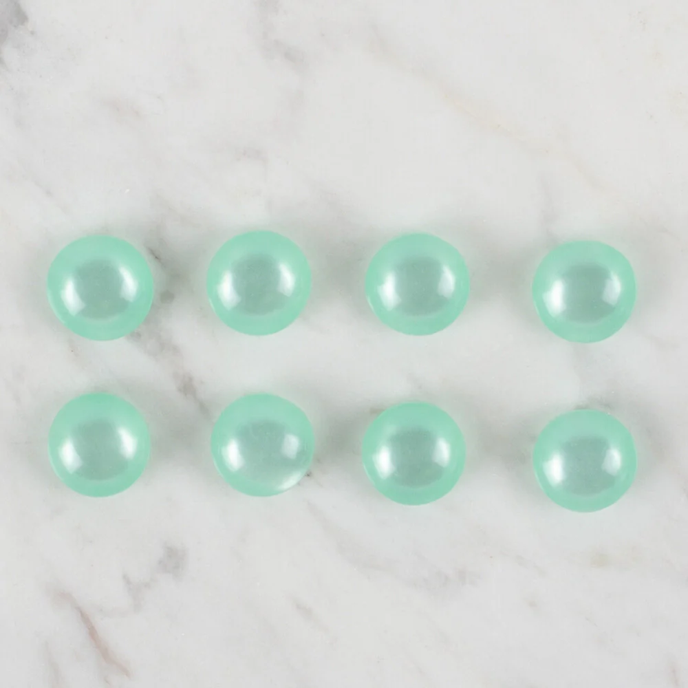 Loren Crafts 8 Pack Button, Green - 44 - Image 2