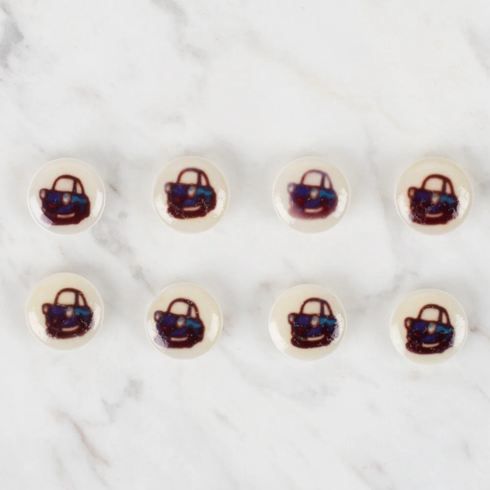 Loren Crafts 8 Pack Car Button, - 677 - Image 2