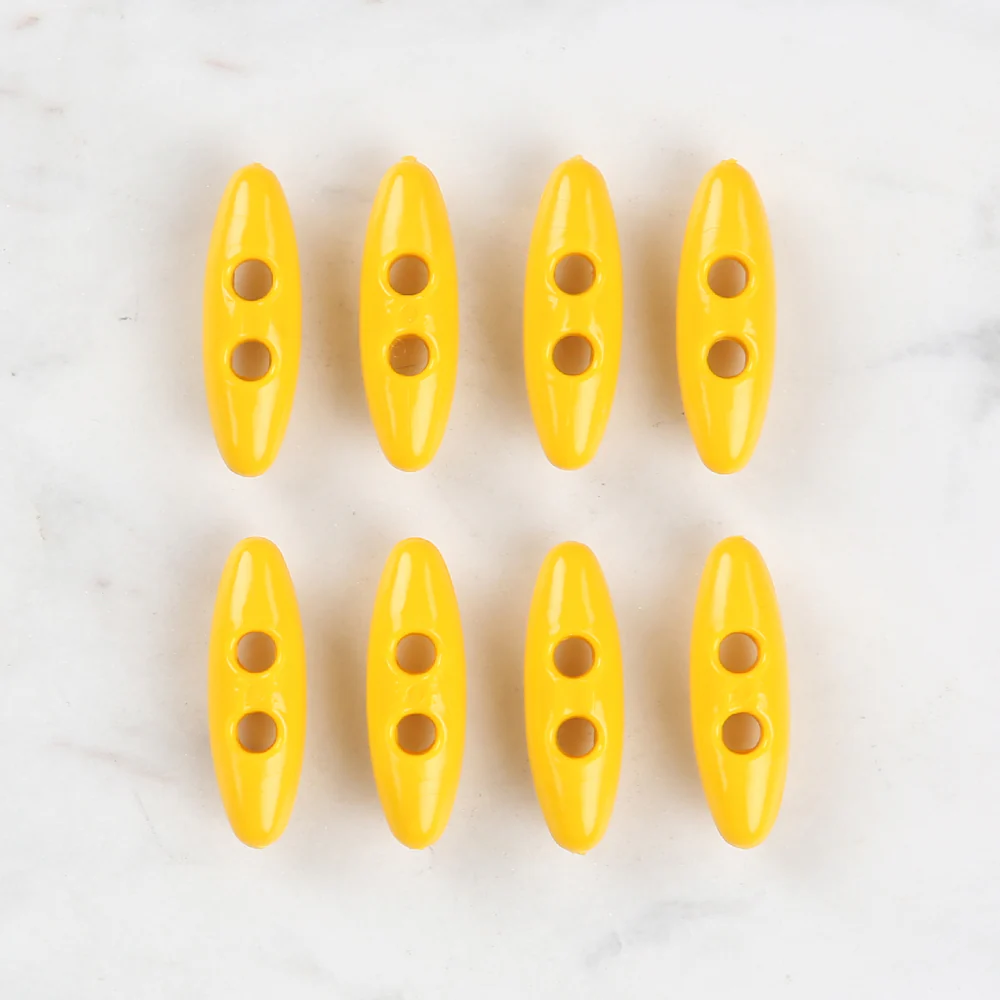 Loren Crafts 8 Pack Shepherd Button, Yellow- 61 - Image 2