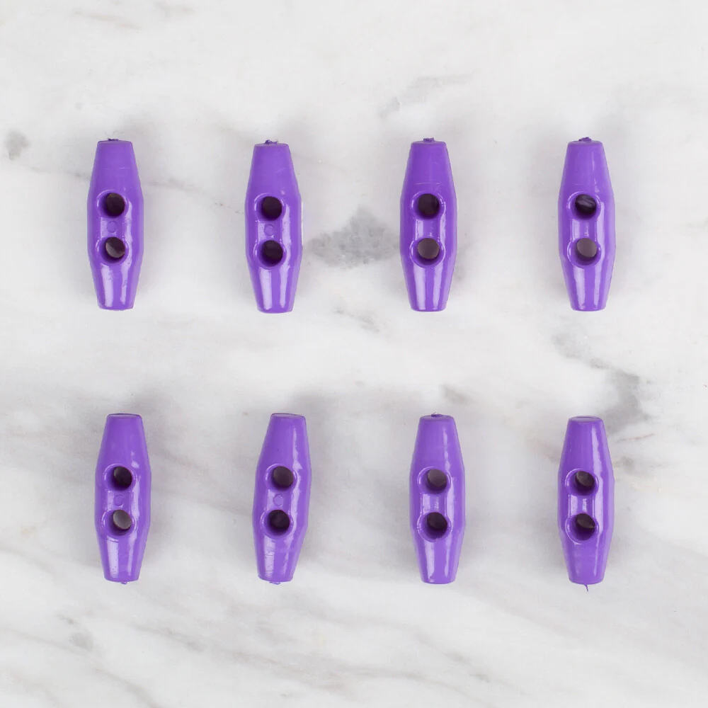Loren Crafts 8 Pack Shepherd Button, Purple - 108 - Image 2