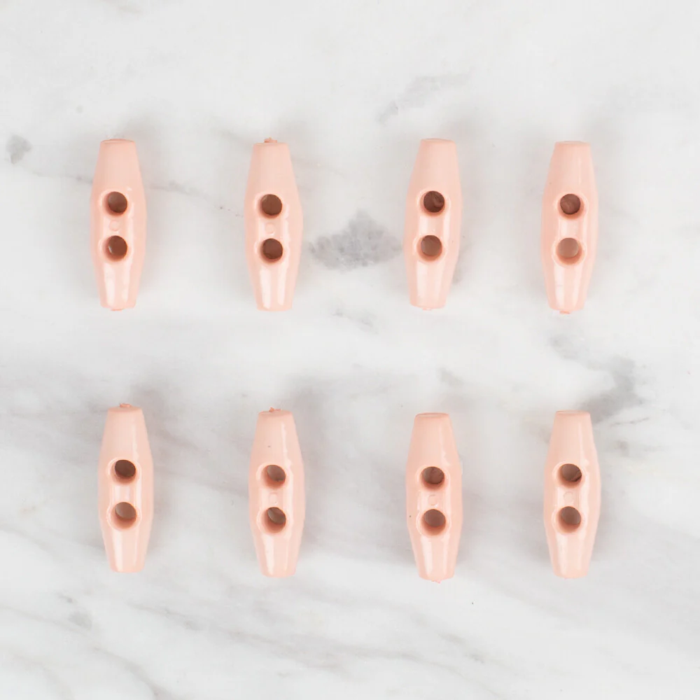 Loren Crafts 8 Pack Shepherd Button, Salmon - 113 - Image 2