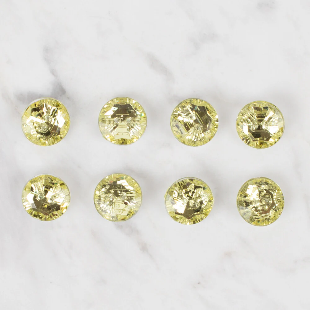 Loren Crafts 8 Pack Shiny Button - 227 - Image 2