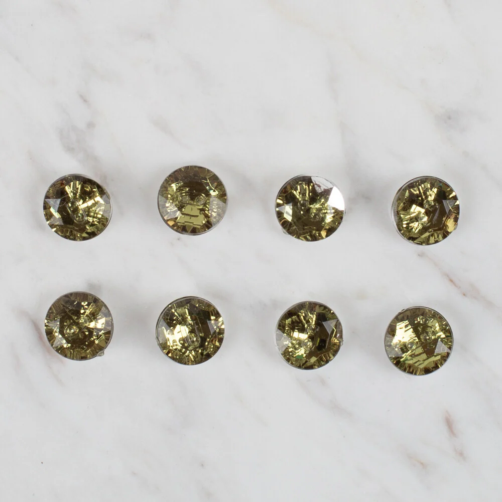 Loren Crafts 8 Pack Shiny Button - 228 - Image 2