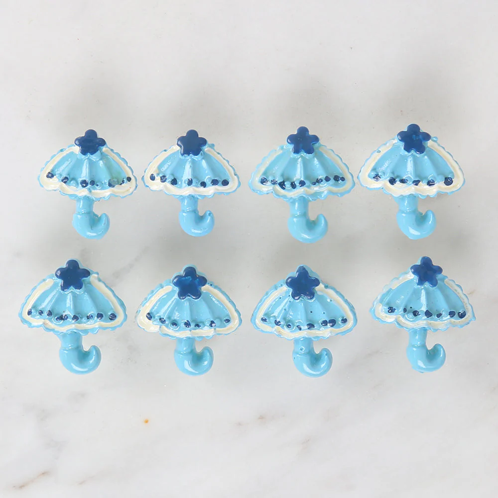 Loren Crafts 8-piece Blue Umbrella Button - 3010 - Image 2