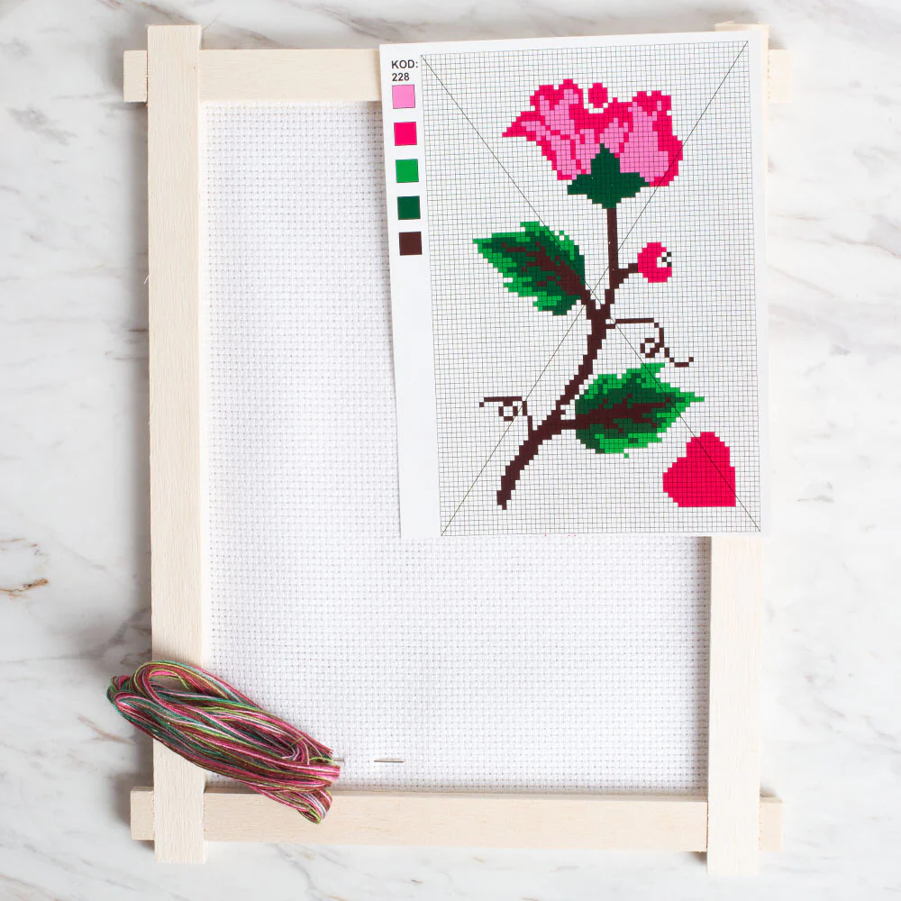 Loren Cross Stitch Kit, Clove - 228 - Image 2