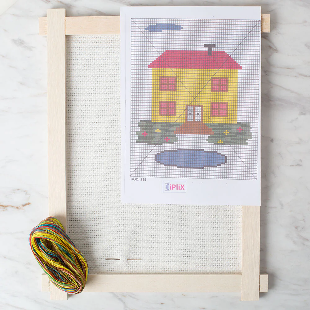 Loren Cross Stitch Kit, House - 235 - Image 2