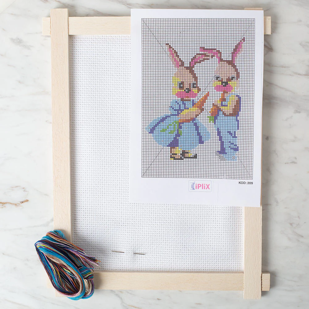 Loren Cross Stitch Kit, Rabbit - 209 - Image 2
