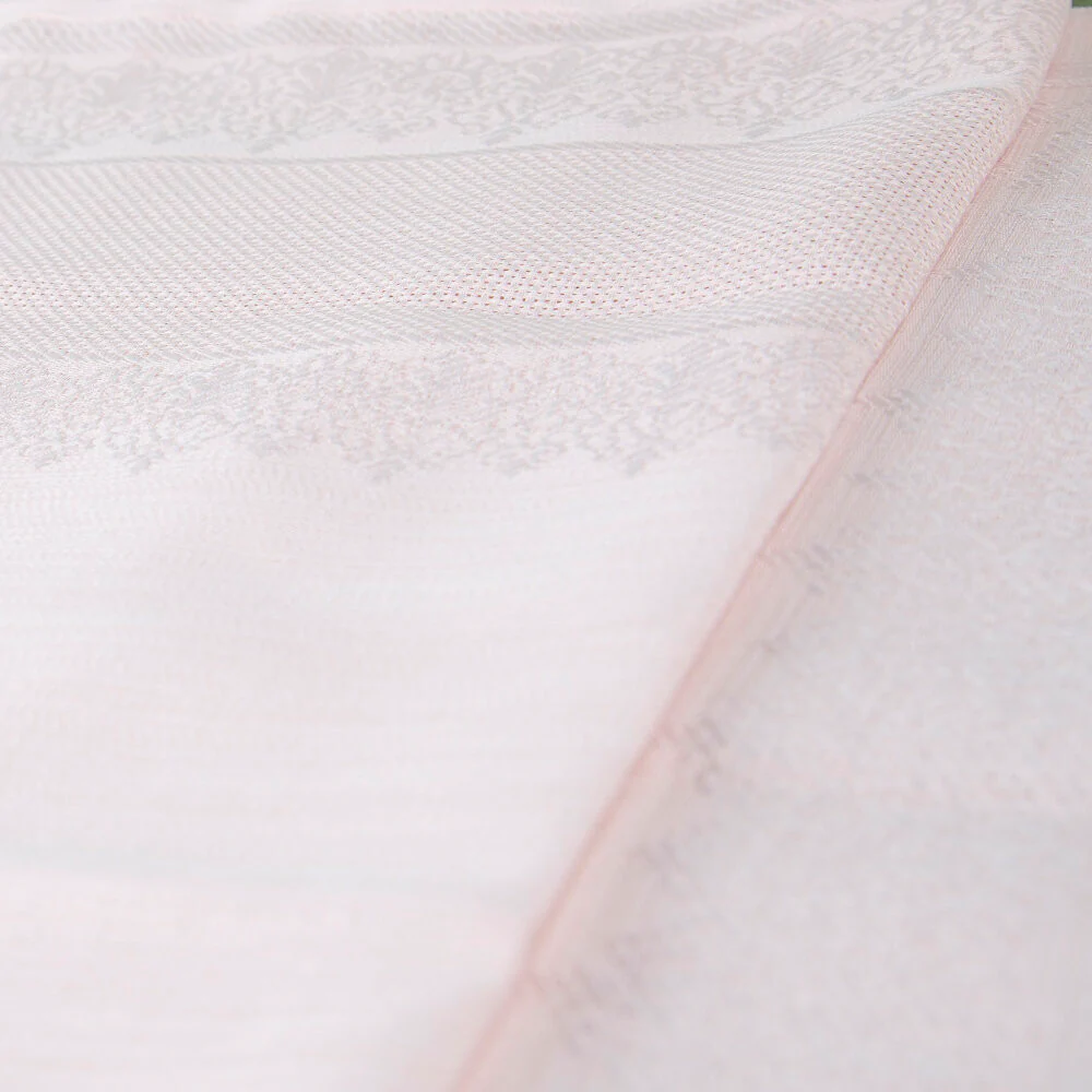 Loren Embroidery Fabric - Powder Pink - Image 3