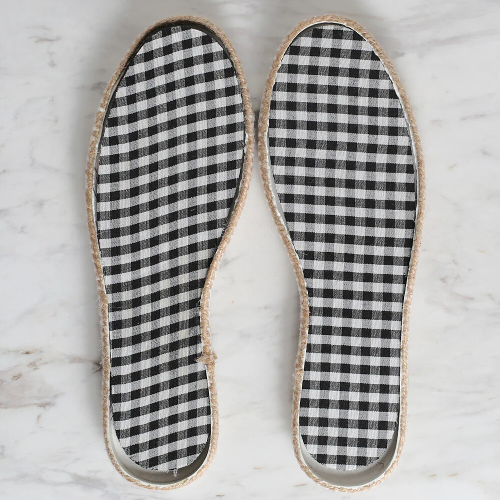Loren Espadrille / Shoe Sole Narrow Straw Size:37 (US 6.5) White