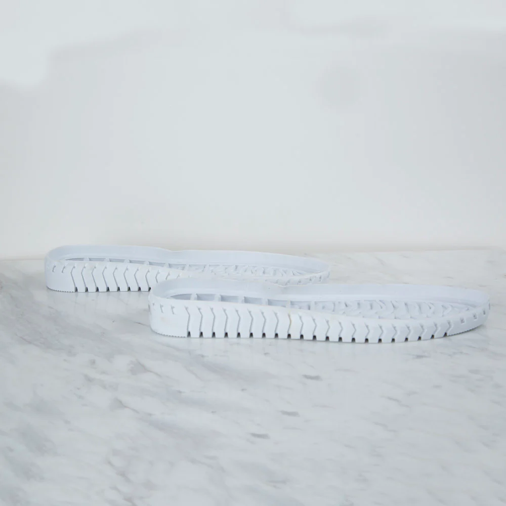 Loren Espadrille / Shoe Sole Plastic Size:37 (US 6.5) White - Image 2