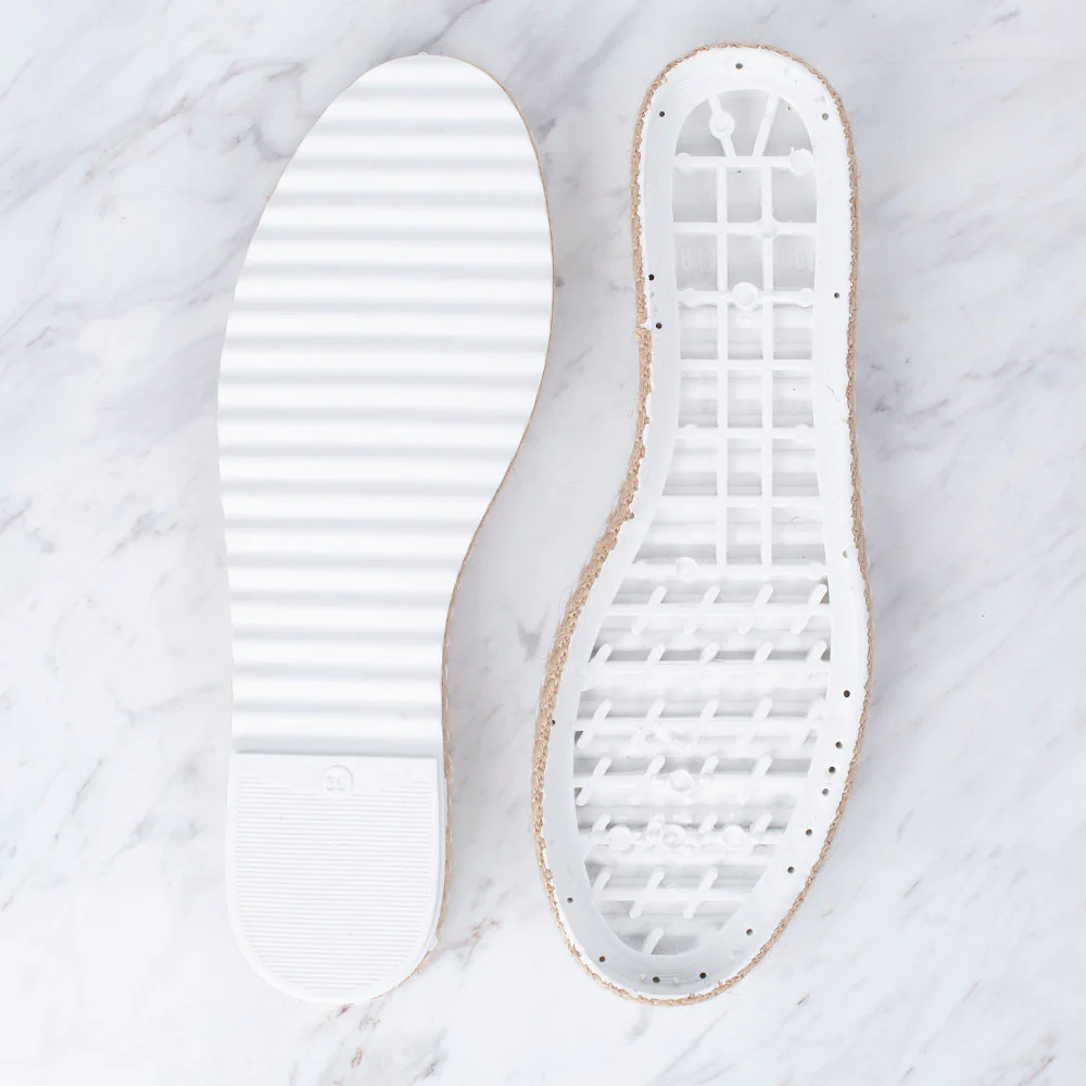 Loren Espadrille / Shoe Sole Straw Size:39 (US 8.5) White