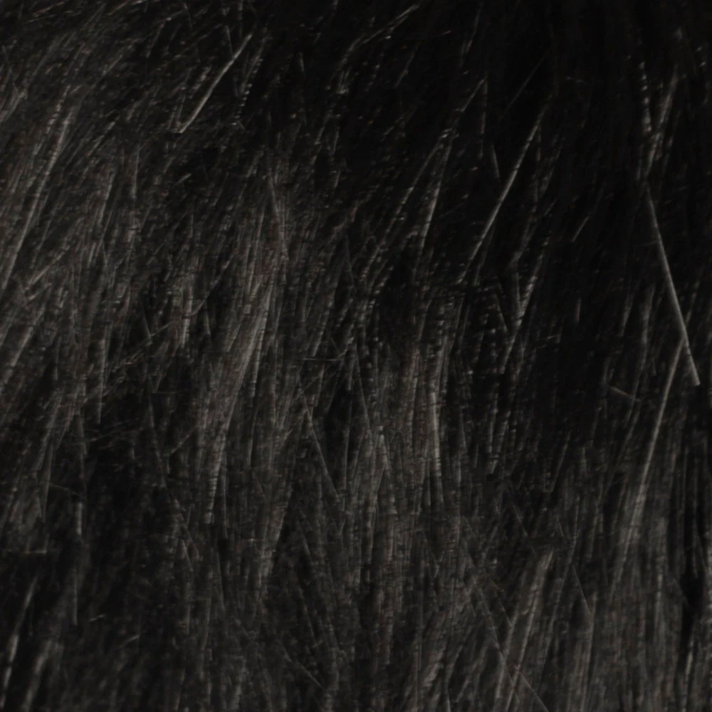 Loren Faux Fur Pom Pom, Black - Image 2