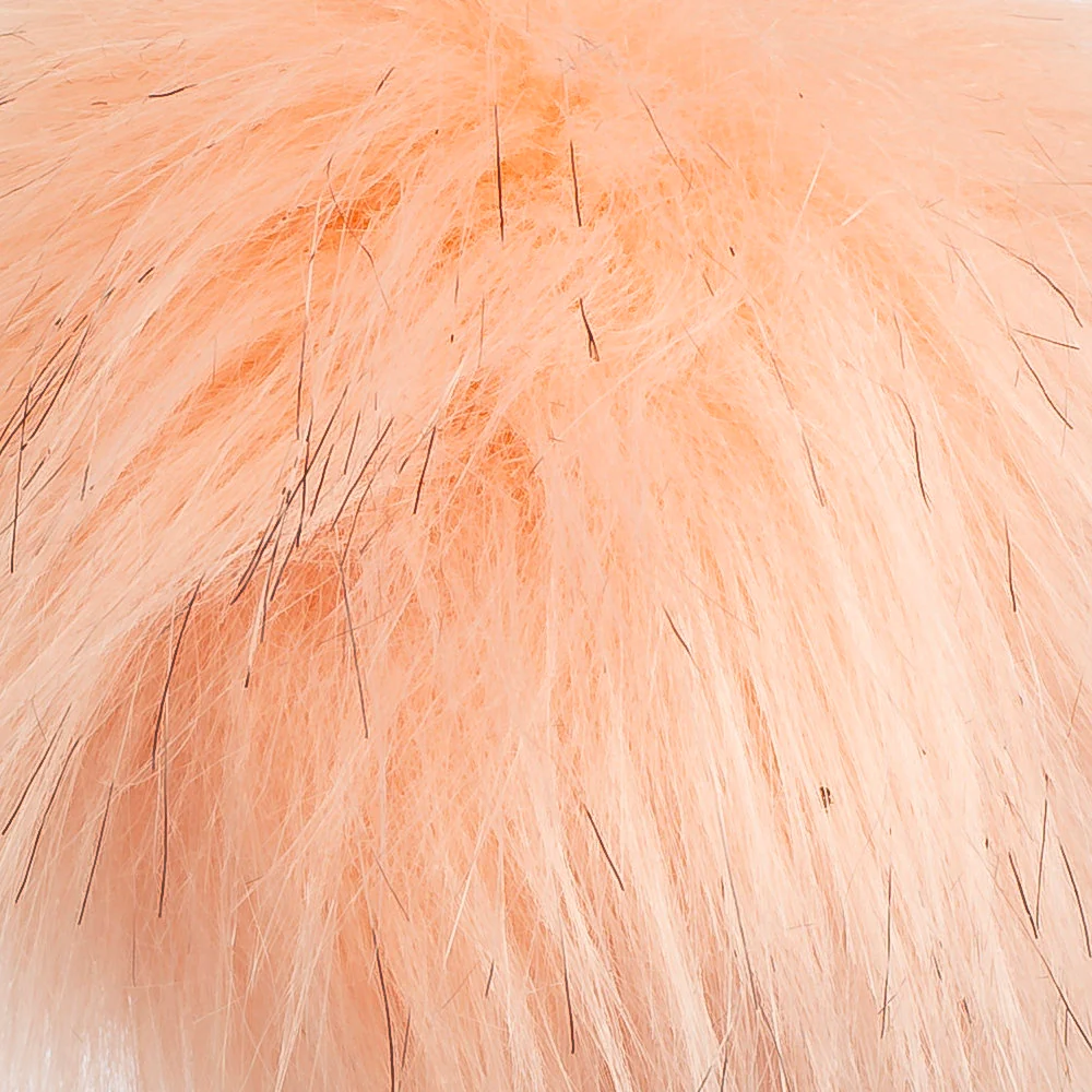 Loren Faux Fur Pom Pom, Light Pink - Image 2