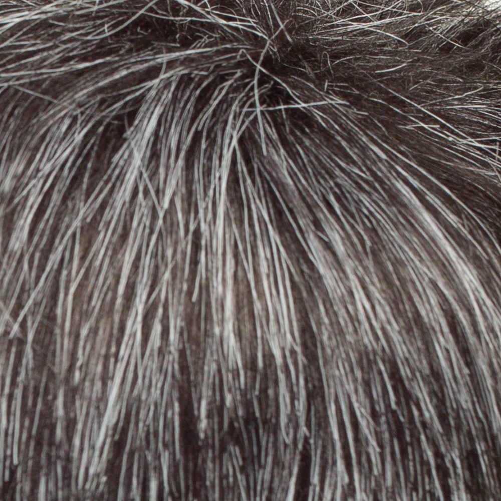 Loren Faux Fur Pom Pom, Multi Black - Image 2