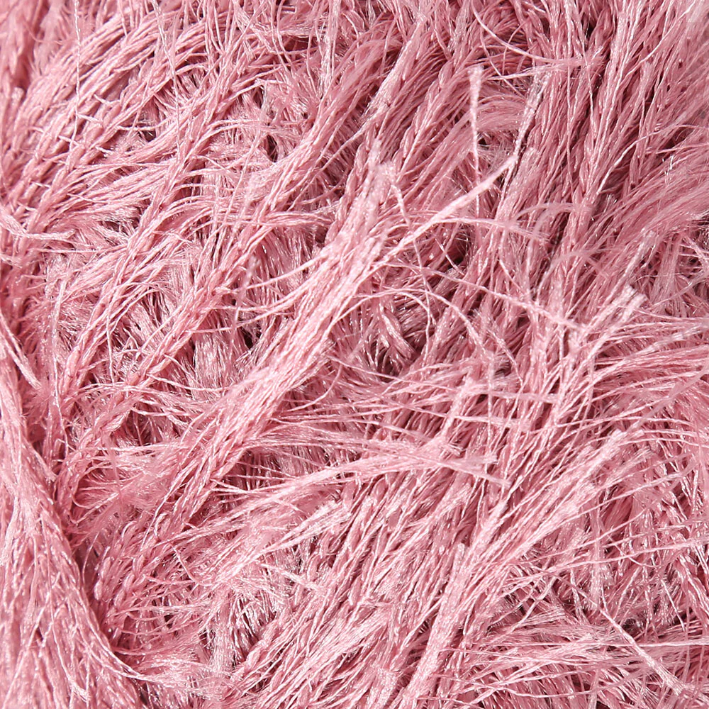 Loren Furry Knitting Yarn, Dried Rose - RF028 - Image 2