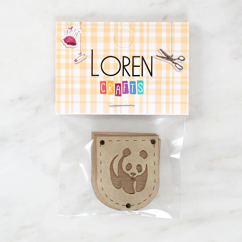 Loren Handmade Leather Button - 1513 - Image 2