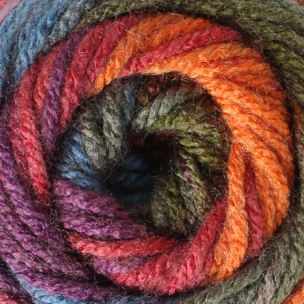 Loren Happy Knitting Yarn, Variegated - RH017 - Image 3
