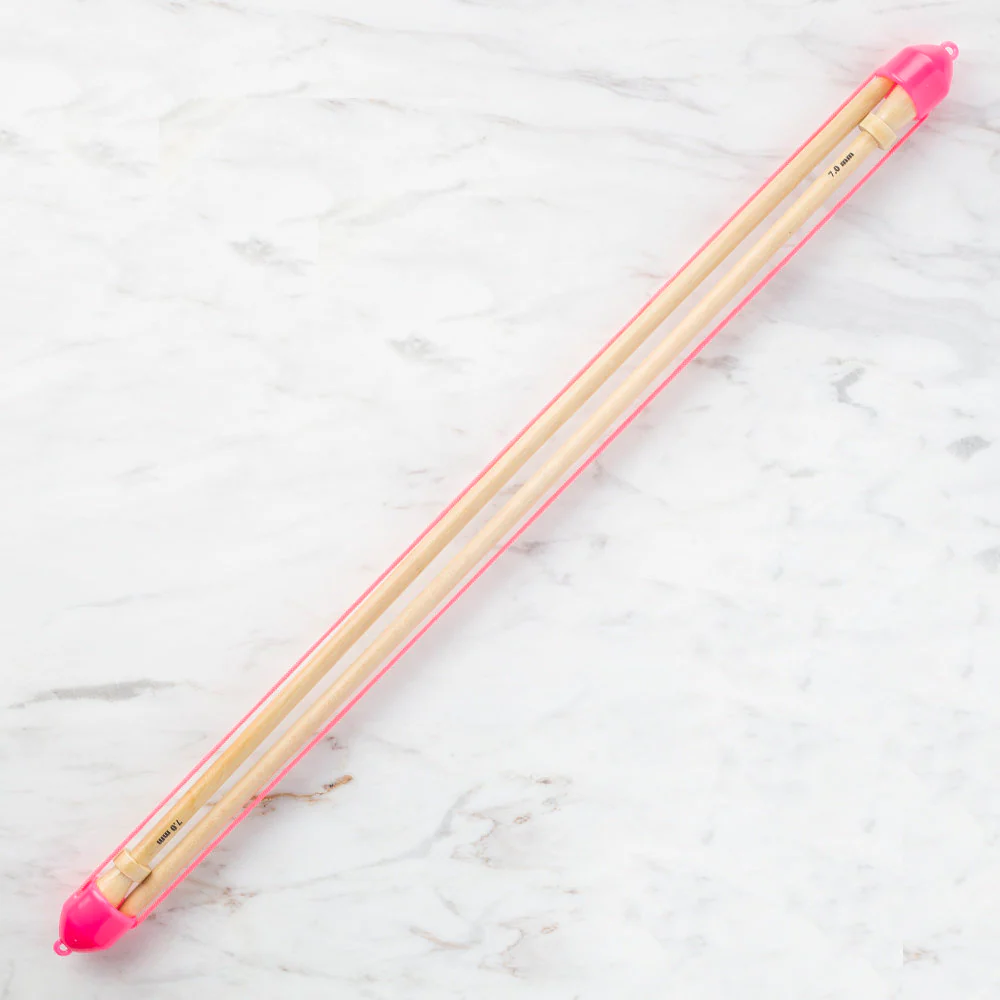 Loren Knitting Needle Point Protectors, Pink - Image 3
