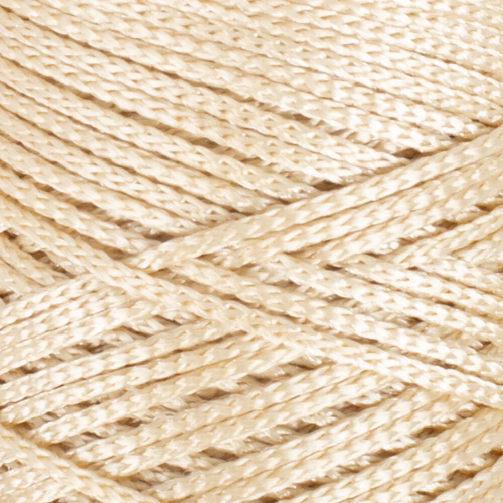 Loren Macrame Knitting Yarn, Beige - RM 036 - Image 2