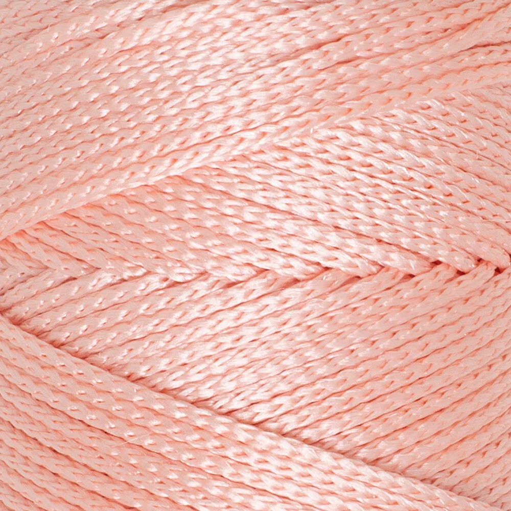 Loren Macrame Knitting Yarn, Pinkish Orange - RM 070 - Image 2
