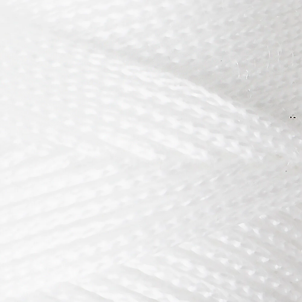Loren Macrame Knitting Yarn, White - RM 002 - Image 2
