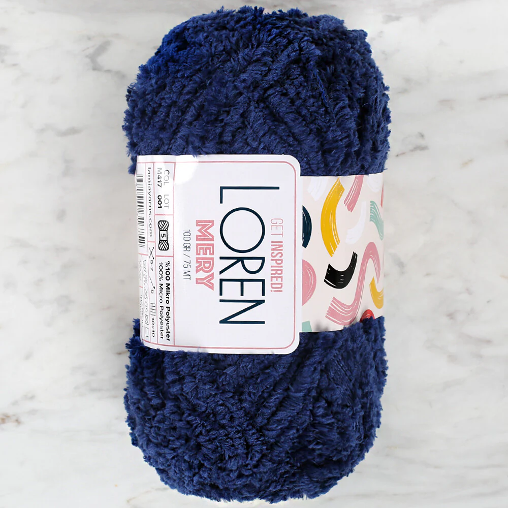 Loren Mery Yarn, Blue - M417