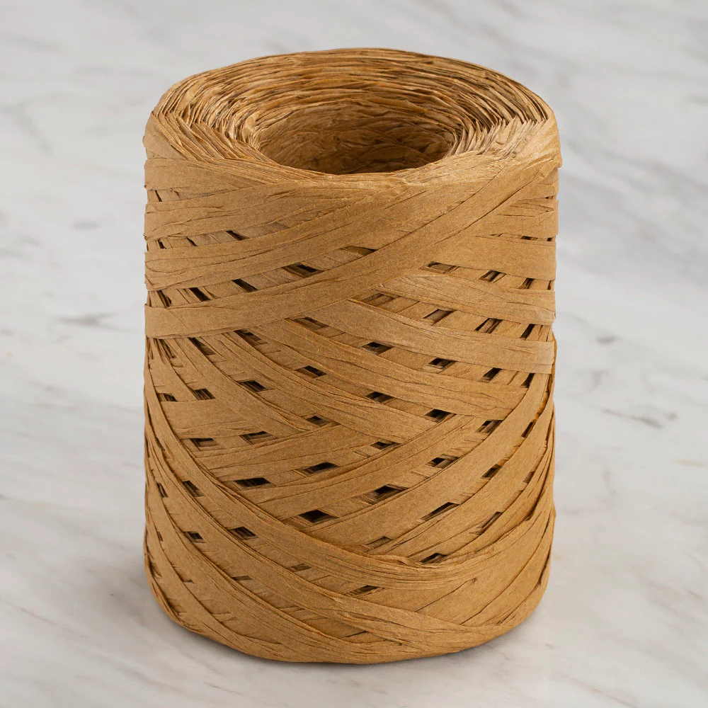 Loren Natural Raffia Paper Yarn, Beige - 74