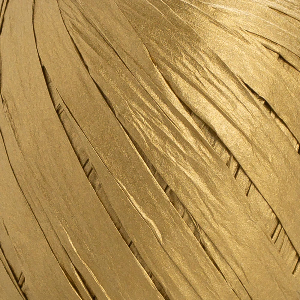 Loren Natural Raffia Paper Yarn, Gold - Image 2